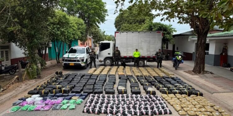 ¡Se les cayó el viaje! Más de una tonelada de marihuana quedó en manos de las autoridades en Coyaima