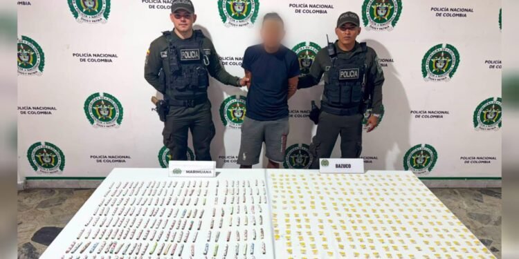 Tras las rejas enviaron a alias ‘Hitler’ tras hallarle gran cantidad de marihuana y bazuco en el sur de Ibagué