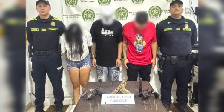Tres personas fueron capturadas con dos armas de fuego y una pistola traumática modificada en Chicoral