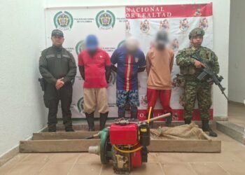 Tres capturados tras minería ilegal en Coyaima
