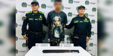 ¡Indignación en Ibagué! Capturan a hombre señalado de atacar con un machete a un perro Pitbull