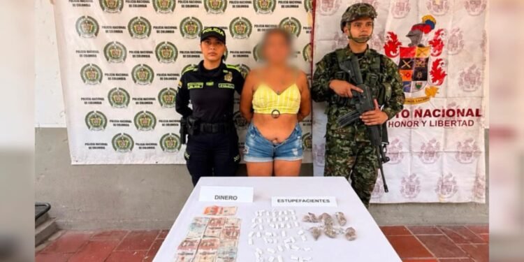 Alias “La Diabla” terminó tras las rejas: operativo dejó incautación de bazuco, marihuana y dinero en Lérida