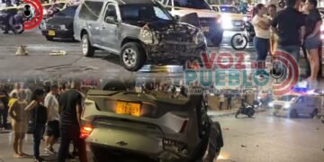 ¡Aparatoso volcamiento en Ibagué! Chevrolet Onix terminó llantas arriba tras brutal choque con un coche fúnebre