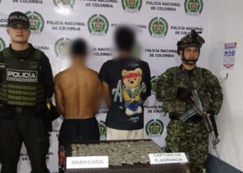 Sorprendidos con marihuana lista para distribución: dos hombres fueron capturados en Planadas