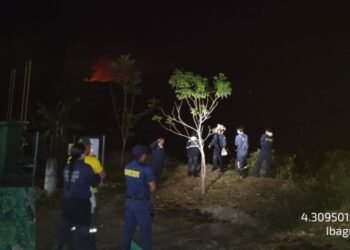 Organismos de socorro atienden incendio de gran magnitud en el Alto de Gualanday