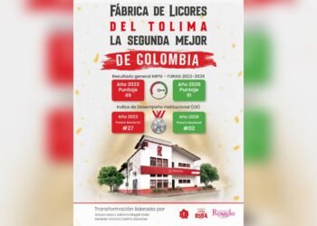 La Fábrica de Licores del Tolima alcanza la calificación más alta de su historia en gestión pública y se consolida entre las mejores entidades del país