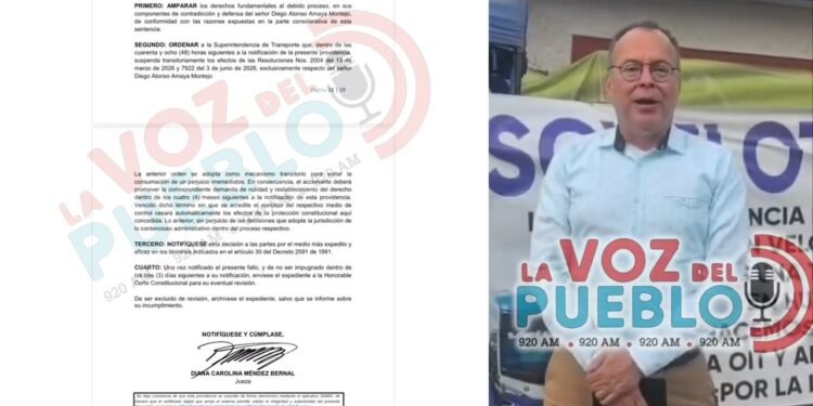 Gerente delegado por la SuperTransporte asegura que sigue al frente de Velotax: “Continúo siendo el único representante legal”