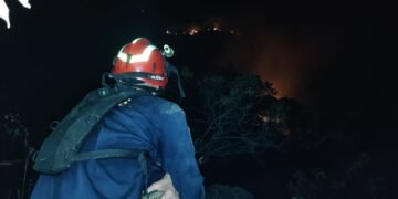 Incendio forestal en Gualanday fue controlado y las autoridades mantienen labores de extinción
