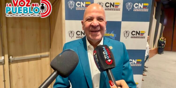 “Es un orgullo servirle al país desde el CNE”: Benjamín Ortiz destacó el papel del Tolima en la democracia colombiana