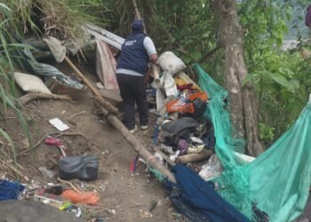 Desmontaron siete cambuches cerca del Parque de la Música de Ibagué