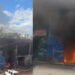 Nuevo incendio en las ruinas de la bodega Pipo en el sector de la plaza enciende la polémica para demoler las estructuras