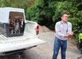 En el barrio Topacio rescataron cinco perros que estaban en deficientes condiciones