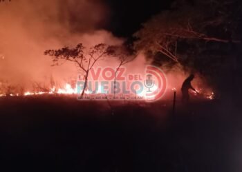Pirómanos estarían detrás del incendio forestal que puso en riesgo varias viviendas en San Luis
