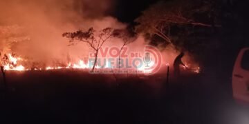 Pirómanos estarían detrás del incendio forestal que puso en riesgo varias viviendas en San Luis