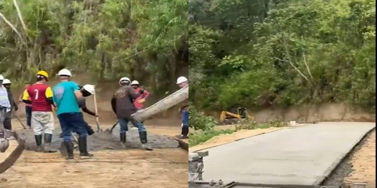Placa huella de 3,7 kilómetros conectará Calambeo con Ambalá y estaría lista a finales de julio