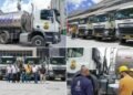 Cuatro carrotanques con capacidad de 53.000 litros de agua llegan al Tolima para combatir los incendios