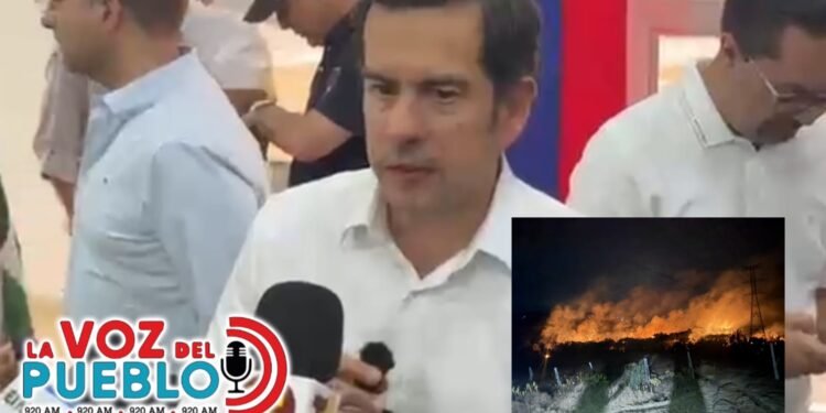MinInterior Rodrigo Lara reveló en el Tolima que narcoterroristas estarían provocan incendios