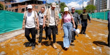 Obra vial de la avenida Ambalá entró en etapa de pavimentación