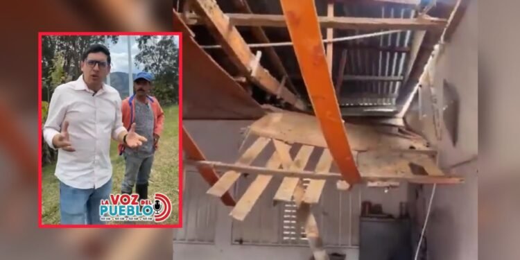 Cajamarca entrega nueva balance: 3 casas destruidas, 45 familias afectadas y 5 colegios con daños