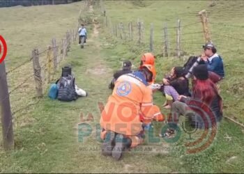 ¡Atrapados por el deslizamiento! Rescatan a ocho personas que quedaron aisladas tras el sismo en El Rancho