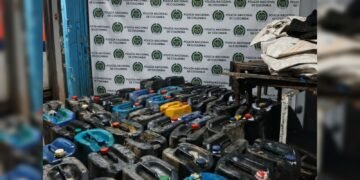¡Golpe al combustible de la minería ilegal en Planadas! Policía incauta cerca de 700 galones de ACPM