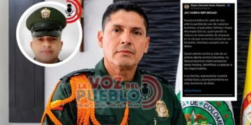 ¡No habrá impunidad! Director de la Policía promete ir tras los asesinos del patrullero Yehison Ahumada en El Espinal