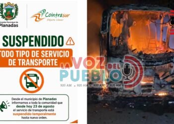 Servicio de transporte fue suspendido en Planadas tras incendio de un bus