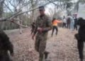 Ejército desplegó 45 soldados para apoyar el control del incendio forestal en San Luis, Tolima