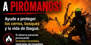 Habilitaron línea para denunciar a ‘pirómanos’ que causen incendios en Ibagué