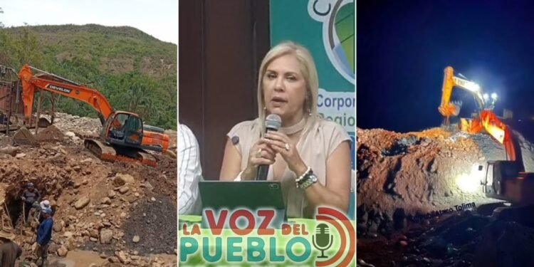 Minería ilegal ya afecta 491 hectáreas en el Tolima