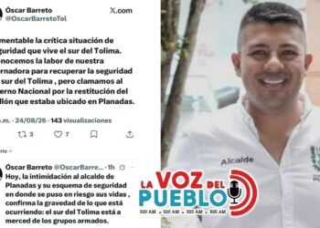 Frente Jerónimo Galeano de las disidencias de las Farc habrían atacado al alcalde de Planadas