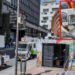 Repararon el sistema de alumbrado público en el Parque Murillo ,donde instalaron más de 50 metros de cableado.