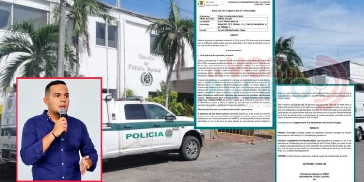 Comando de Policía de El Espinal no está suspendido: Alcaldía prepara recurso contra medida cautelar