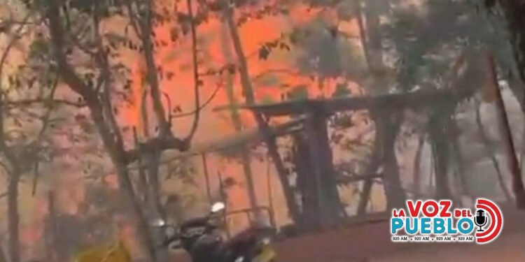 Chagualá clama ayuda: “Estamos totalmente rodeados de fuego”