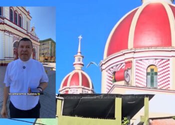 Tras el sismo, evalúan daños en la iglesia San Juan Bautista de Chaparral: misa se mantiene en una capilla