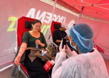Jornada de donación de sangre para apoyar a personas afectadas por el terremoto