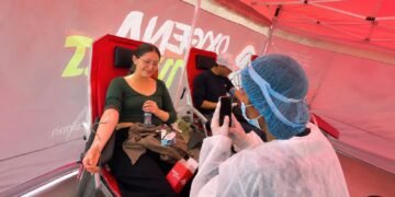 Jornada de donación de sangre para apoyar a personas afectadas por el terremoto