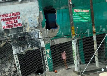 Este jueves 20 de agosto inicia la demolición de las ruinas de la calle 19 con Cuarta, sectror de la Plaza de la 21