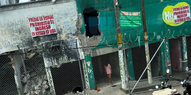 Este jueves 20 de agosto inicia la demolición de las ruinas de la calle 19 con Cuarta, sectror de la Plaza de la 21