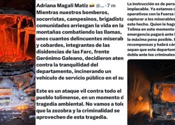 Gobernadora señaló al frente Gerónimo Galeano por ataque en el sur del Tolima: “Habrá recompensas y habrá cárcel”