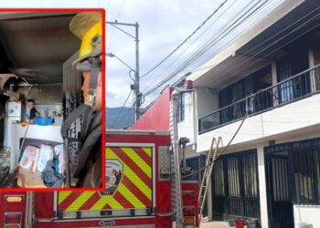 Vela encendida habría provocado incendio en vivienda del barrio San Antonio 