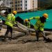 450 metros cuadrados ya fueron pavimentados en la vía a El Salado