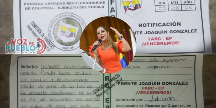 Gobernadora denuncia citación, intimidación y extorsión de disicidencias de las FARC en Rovira