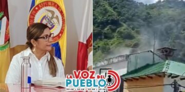 Destruido quedó el Concejo de Rioblanco tras ataque con drones ratificó la gobernadora del Tolima