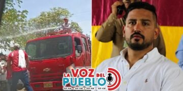 ¡Escándalo en Coello!Alcalde rompe el silencio tras polémico video de camión de bomberos durante las fiestas: “Esto es materia de investigación”