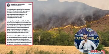 De La Espriella pedirá apoyo a Estados Unidos y Chile para combatir los incendios forestales en el Tolima