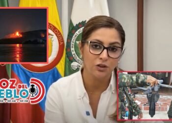 “Si apagan el incendio, les mandamos un dron”: gobernadora denunció grave amenaza contra brigadistas en Suárez