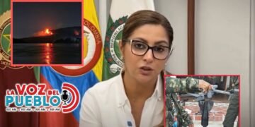 “Si apagan el incendio, les mandamos un dron”: gobernadora denunció grave amenaza contra brigadistas en Suárez