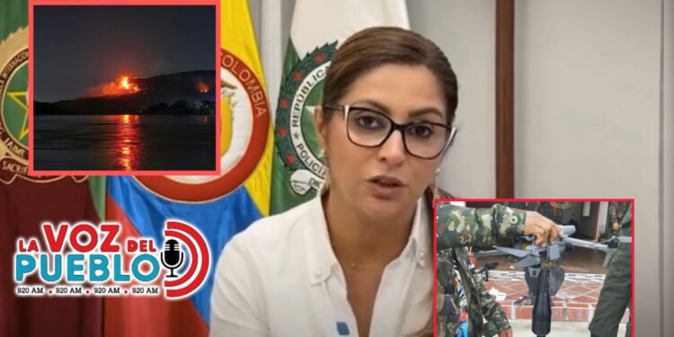 “Si apagan el incendio, les mandamos un dron”: gobernadora denunció grave amenaza contra brigadistas en Suárez