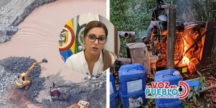 Minería ilegal movería más de $280 mil millones al año en Ataco: gobernadora alertó guerra de las FARC por el negocio